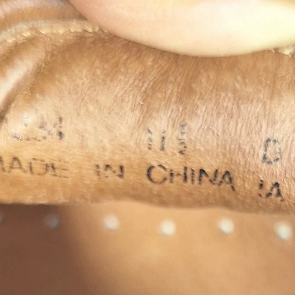 FLORSHEIM Mens Slip On Shoes With Tassels Two Tone Black & Brown 11.5 - Picture 13 of 13